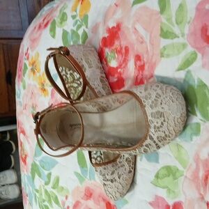 Arizona jeans lace flat ballerina shoes